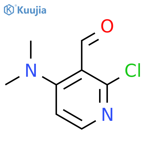 2-chloro-4-(dimethylamino)pyridine-3-carbaldehyde structure