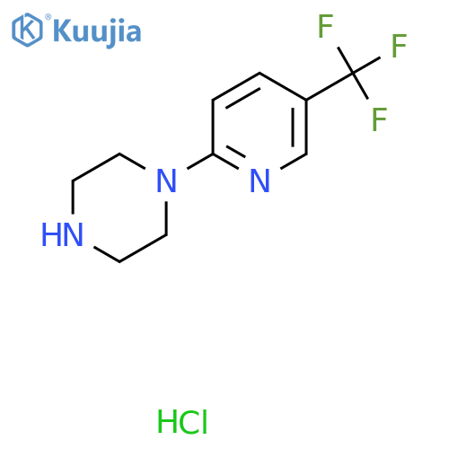 1-(5-(Trifluoromethyl)pyridin-2-yl)piperazine hydrochloride structure