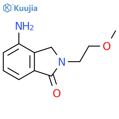4-Amino-2-(2-methoxyethyl)-2,3-dihydro-1H-isoindol-1-one structure