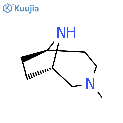 rac-(1S,6R)-3-methyl-3,9-diazabicyclo[4.2.1]nonane structure