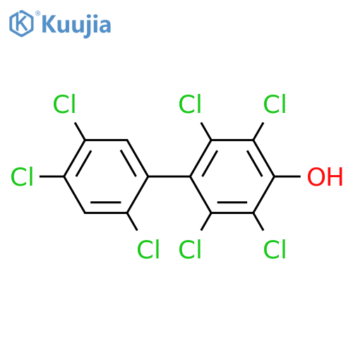 4-Hydroxy-2,2',3,4',5,5',6-heptachlorobiphenyl-13C12 structure