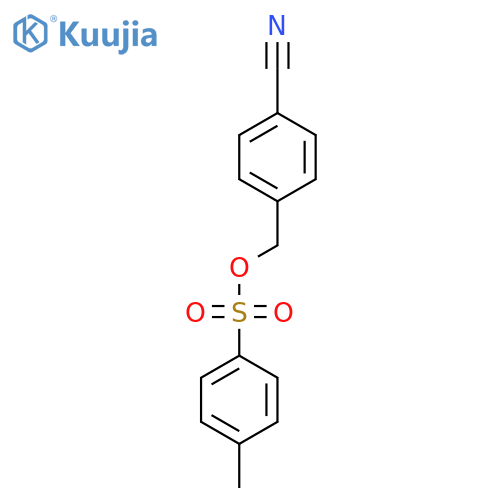 (4-Cyanophenyl)methyl 4-methylbenzene-1-sulfonate structure