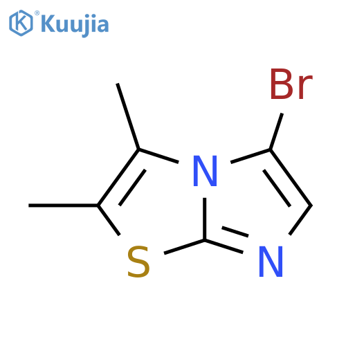 5-bromo-2,3-dimethylimidazo2,1-b1,3thiazole structure