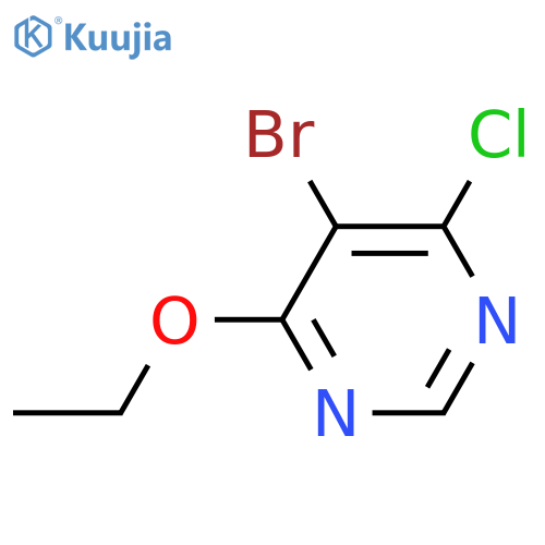 5-Bromo-4-chloro-6-ethoxypyrimidine structure