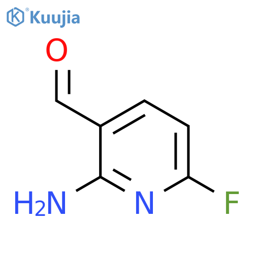 2-Amino-6-fluoronicotinaldehyde structure