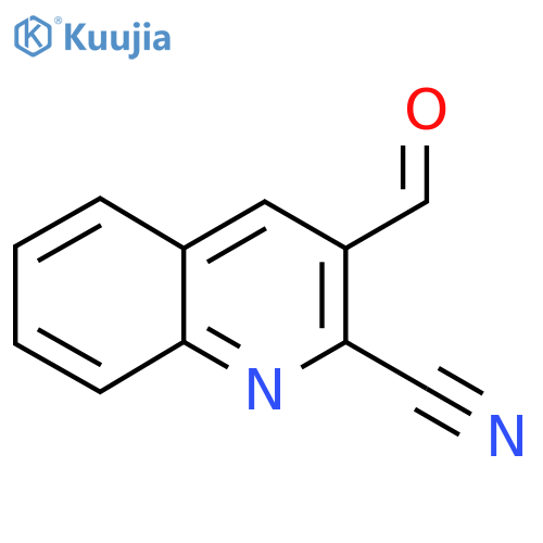 3-formylquinoline-2-carbonitrile structure