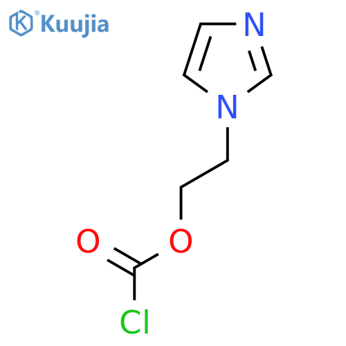 2-(1H-imidazol-1-yl)ethyl chloroformate structure