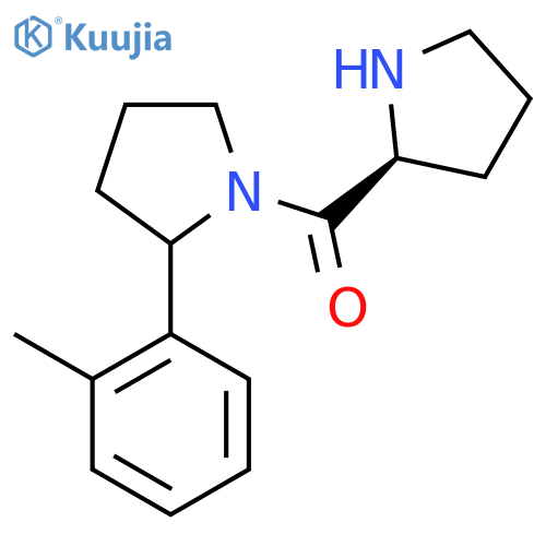 2-(2-methylphenyl)-1-(2S)-pyrrolidine-2-carbonylpyrrolidine structure