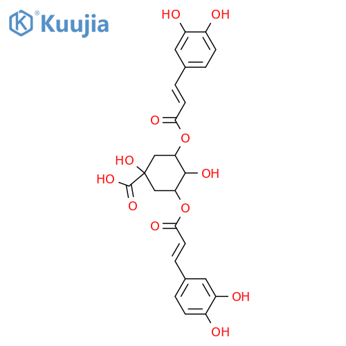 3,5-Di-O-caffeoylquinic acid; 7'Z-Isomer structure