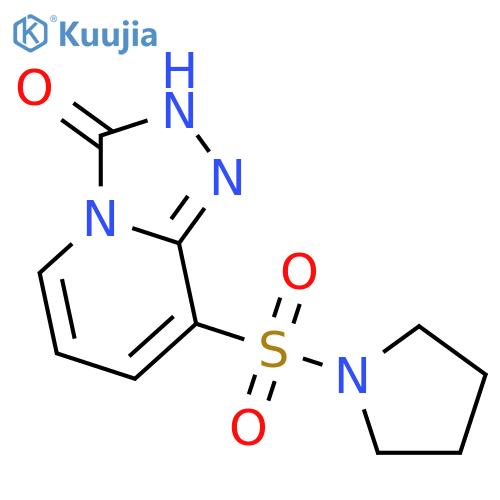 8-(Pyrrolidin-1-ylsulfonyl)1,2,4-triazolo4,3-apyridin-3(2H)-one structure