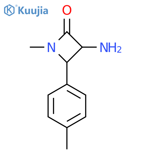 3-Amino-1-methyl-4-(p-tolyl)azetidin-2-one structure
