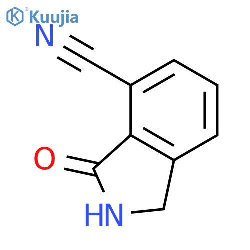 2,3-dihydro-3-oxo-1H-Isoindole-4-carbonitrile structure