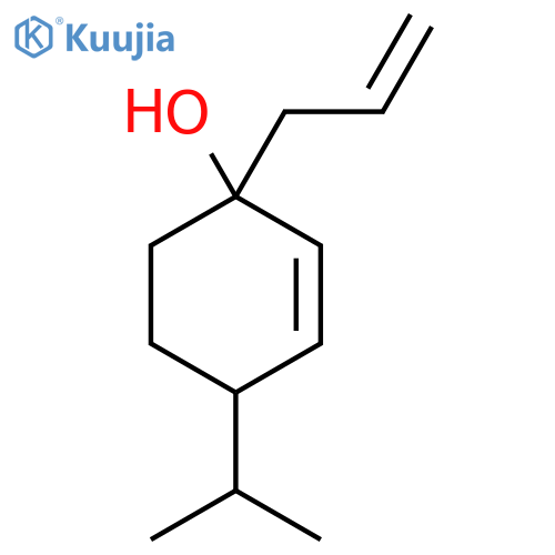 1-(Prop-2-en-1-yl)-4-(propan-2-yl)cyclohex-2-en-1-ol structure