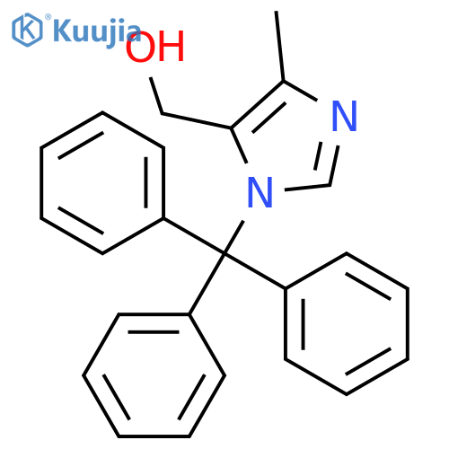 1H-Imidazole-5-methanol, 4-methyl-1-(triphenylmethyl)- structure