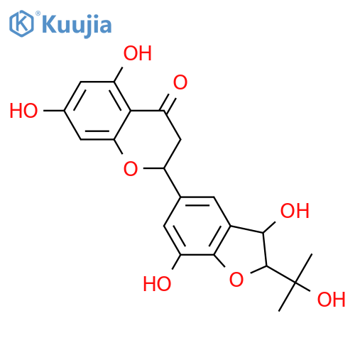 2-[2,3-Dihydro-7-hydroxy-2-(1-hydroxy-1-methylethyl)-5-benzofuranyl]-2,3-dihydro-5,7-dihydroxy-4H-1-benzopyran-4-one; 2''ξ-Hydroxy structure