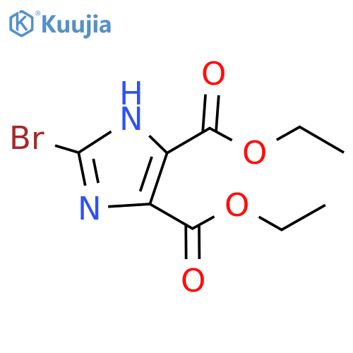Diethyl 2-bromo-1H-imidazole-4,5-dicarboxylate structure