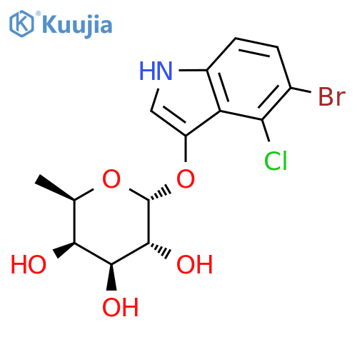 5-Bromo-4-chloro-3-indolyl a-D-fucopyranoside structure