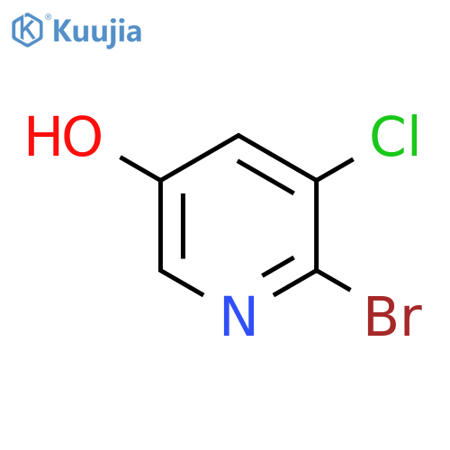 2-Bromo-3-chloro-5-hydroxypyridine structure