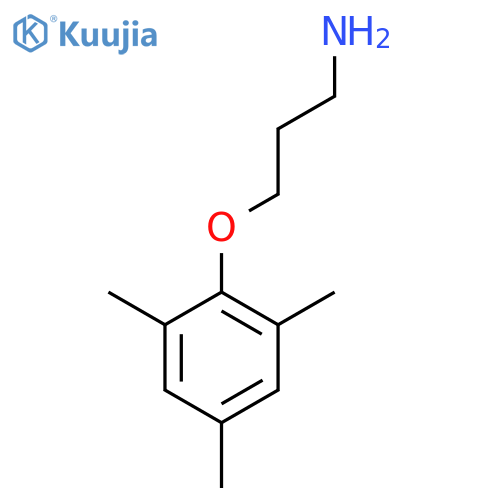 3-(2,4,6-trimethylphenoxy)propan-1-amine structure
