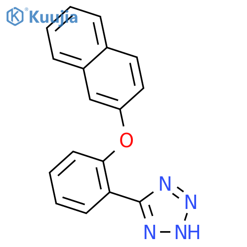 5-2-(2-Naphthyloxy)phenyl-2H-tetrazole structure