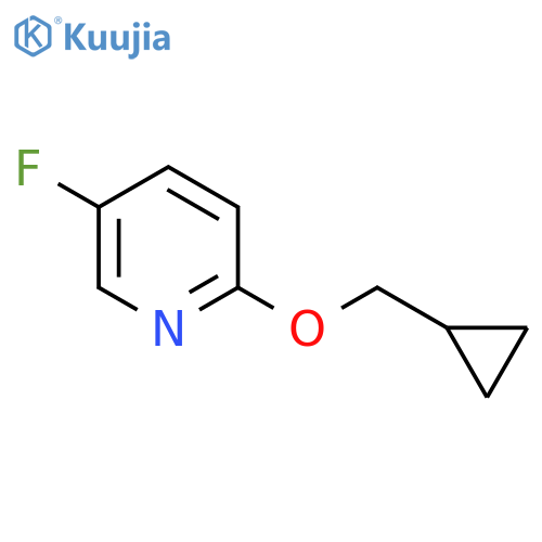 2-(Cyclopropylmethoxy)-5-fluoropyridine structure