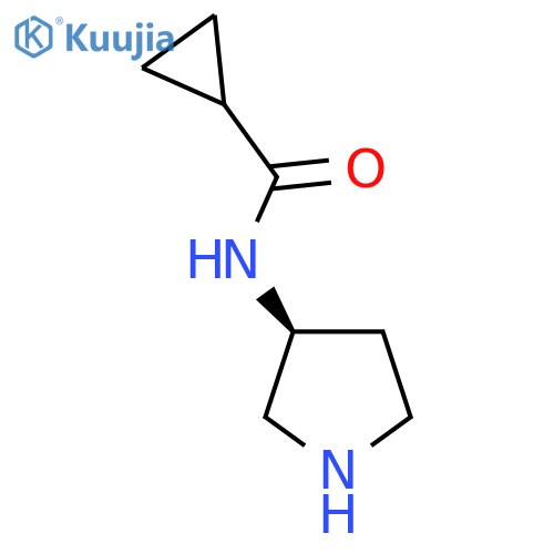 N-[(3S)-pyrrolidin-3-yl]cyclopropanecarboxamide structure
