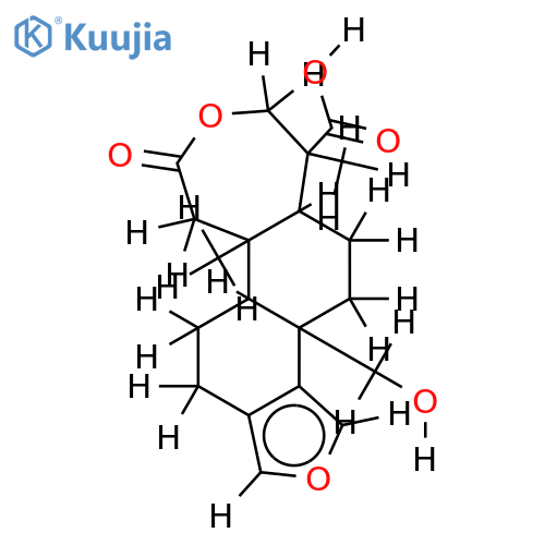 17-Hydroxy-2,3-seco-13(16),14-spongiadien-2,3-olid-18-oic acid structure