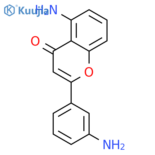 4H-1-Benzopyran-4-one,5-amino-2-(3-aminophenyl)- structure