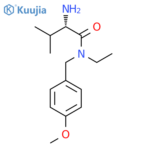 (S)-2-Amino-N-ethyl-N-(4-methoxy-benzyl)-3-methyl-butyramide structure