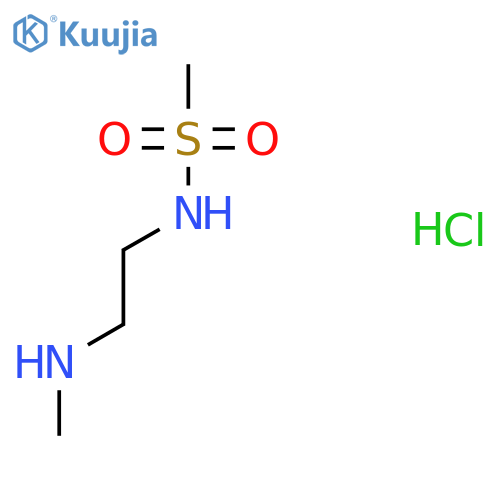 N-2-(methylamino)ethylmethanesulfonamide hydrochloride structure