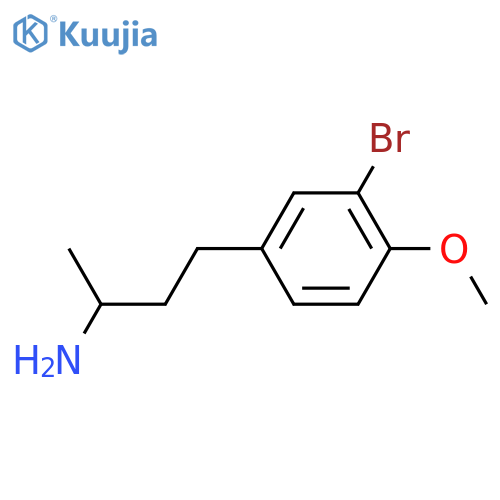 4-(3-bromo-4-methoxyphenyl)butan-2-amine structure