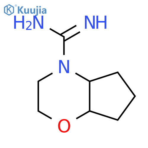 octahydrocyclopentabmorpholine-4-carboximidamide structure
