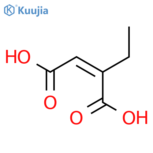 2-ethylbut-2-enedioic acid structure
