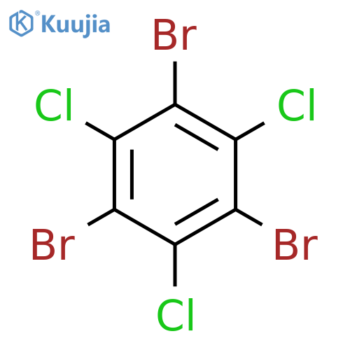 Benzene,1,3,5-tribromo-2,4,6-trichloro- structure
