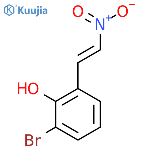 2-bromo-6-(2-nitroethenyl)phenol structure