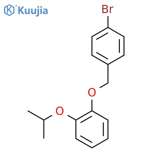 4-Bromobenzyl-(2-iso-propoxyphenyl)ether structure