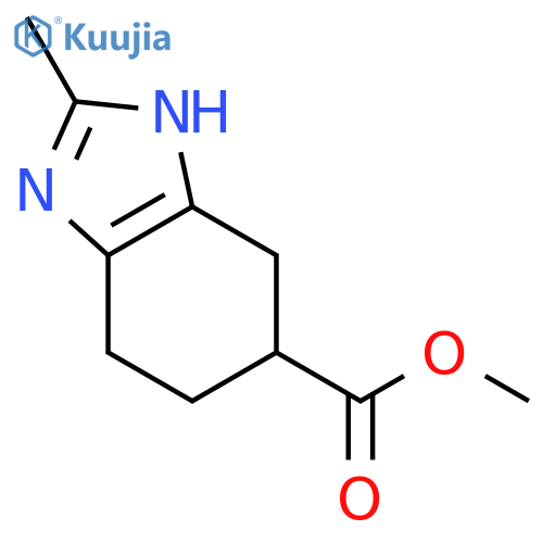 4,5,6,7-tetrahydro-2-methyl-1H-Benzimidazole-6-carboxylic acid methyl ester structure