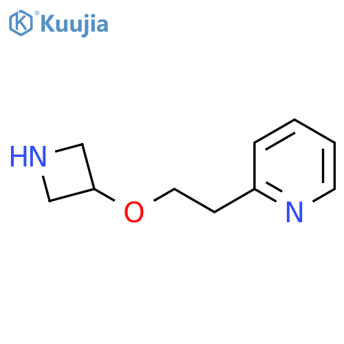 2-[2-(Azetidin-3-yloxy)ethyl]pyridine structure