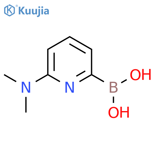 (6-(Dimethylamino)pyridin-2-yl)boronic acid structure