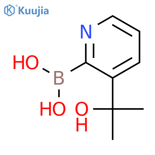 3-(2-HYDROXYPROPAN-2-YL)PYRIDINE-2-BORONIC ACID structure