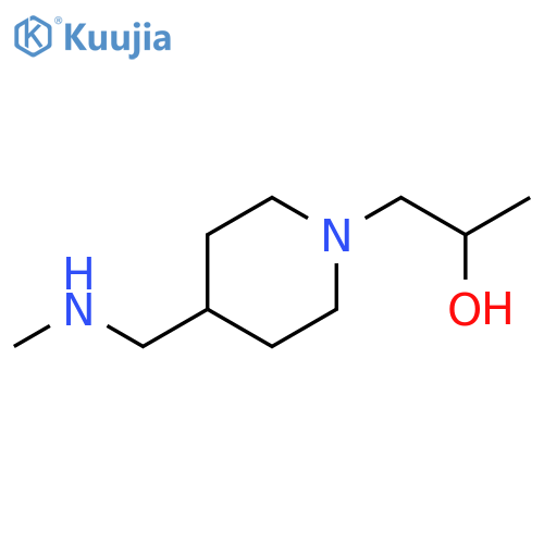 1-{4-(methylamino)methylpiperidin-1-yl}propan-2-ol structure
