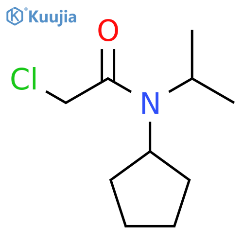 2-chloro-N-cyclopentyl-N-(propan-2-yl)acetamide structure