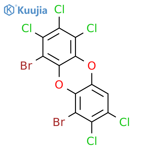 Dibenzo[b,e][1,4]dioxin, 4,6-dibromo-1,2,3,7,8-pentachloro- structure