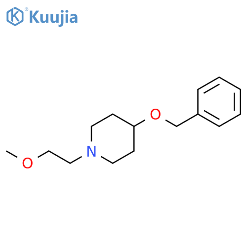4-(benzyloxy)-1-(2-methoxyethyl)piperidine structure