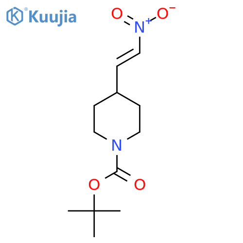 tert-butyl 4-(2-nitroethenyl)piperidine-1-carboxylate structure