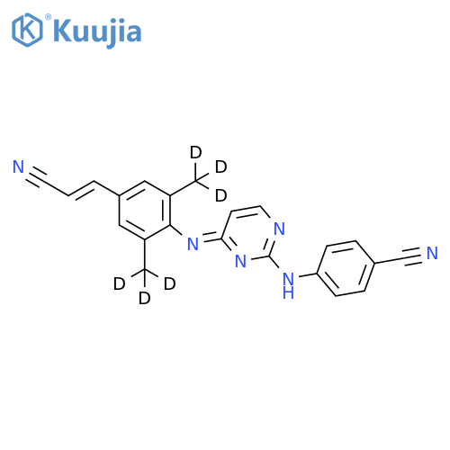 Rilpivirine-d6 structure