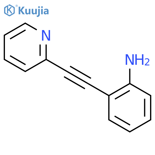2-(Pyridin-2-ylethynyl)aniline structure