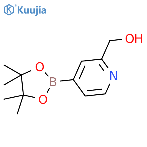 (4-(4,4,5,5-Tetramethyl-1,3,2-dioxaborolan-2-yl)pyridin-2-yl)methanol structure