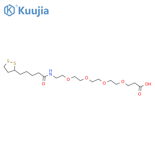 Lipoamido-PEG4-acid structure