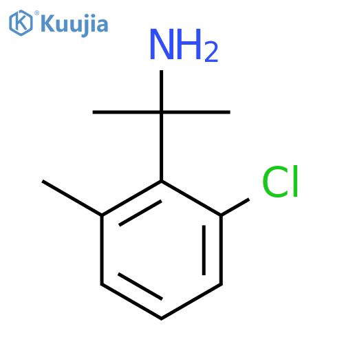 2-(2-chloro-6-methylphenyl)propan-2-amine structure